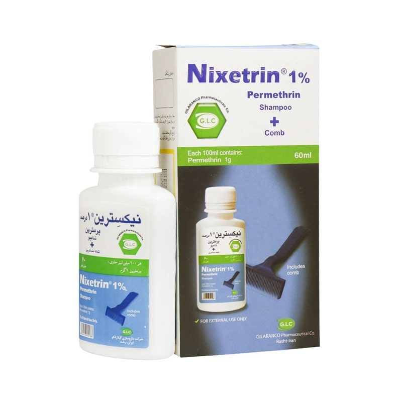 شامپو ضد شپش نیکسترین گیلارانکو 1% پرمترین 60 میلی لیتر