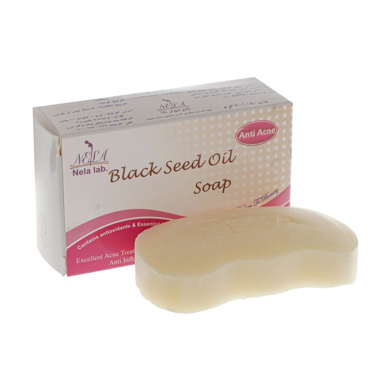 صابون ضد جوش روغن سیاه دانه نلا 75 گرم